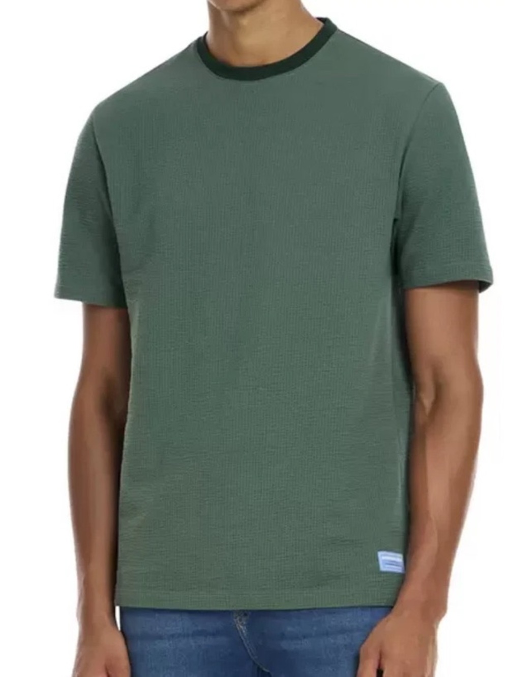 Scotch & Soda Amsterdam Men’s Luxury Comfy Casual Short Sleeve Tee Green Small